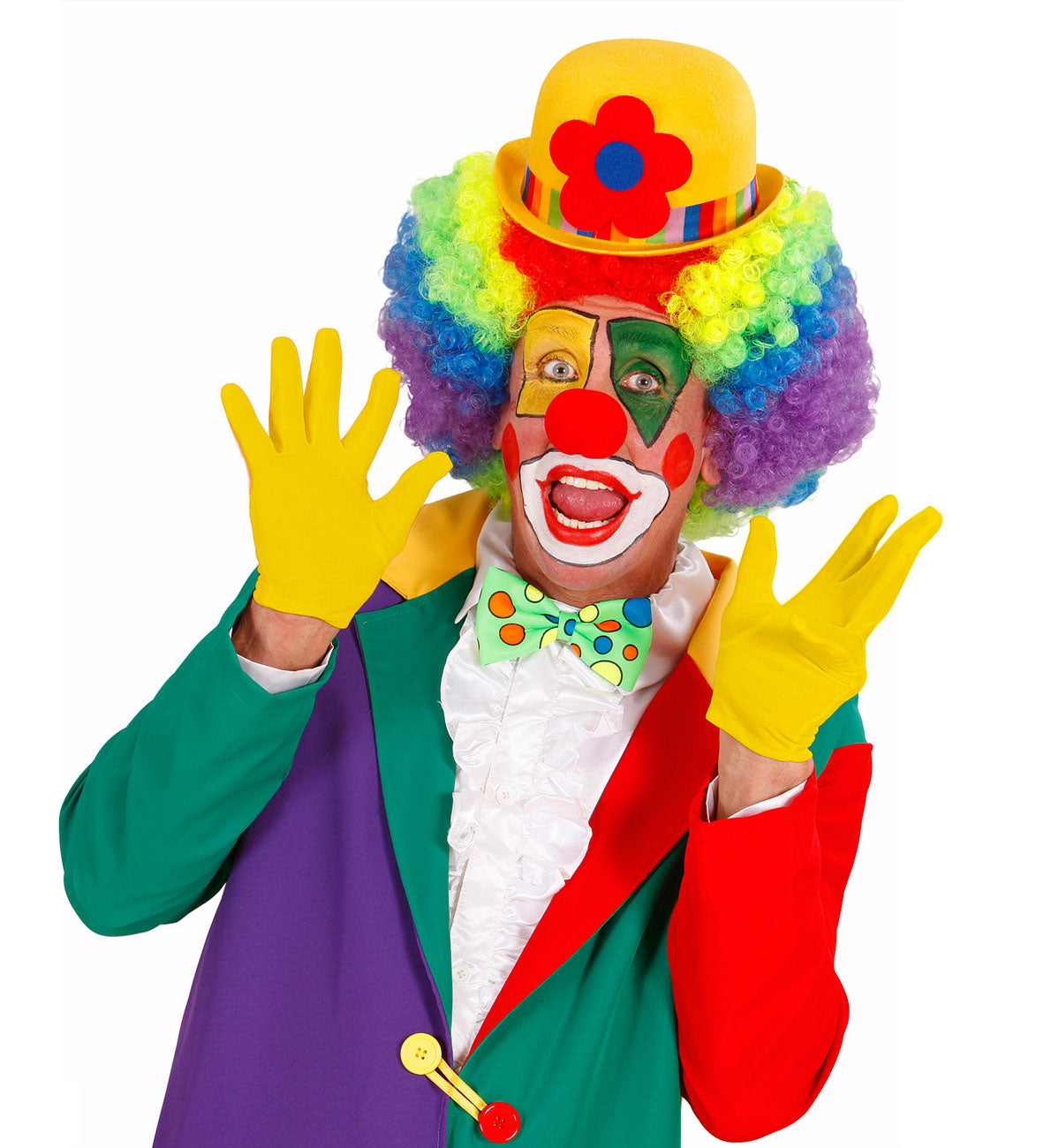 clown handschuhe Peppy Handschuhe gelb